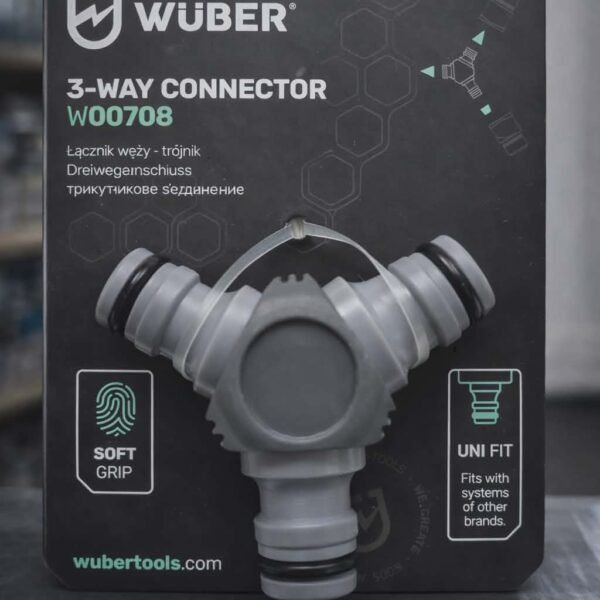 WUBER 3-jų krypčių žarnos jungtis (W00708)
