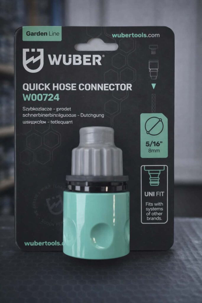 Greito jungimo žarnos jungtis WUBER W00724