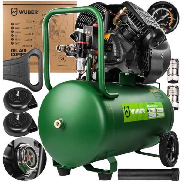 WUBER 50L dviejų stūmoklių alyvos kompresorius W54005