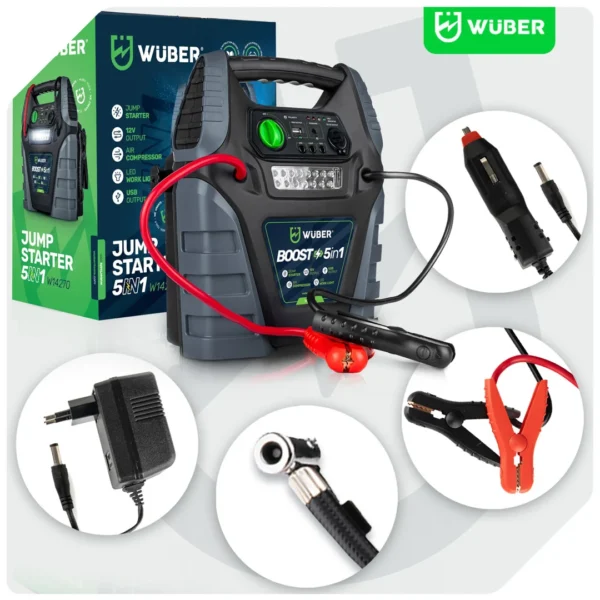 Booster 5in1 su Jump Starter WUBER