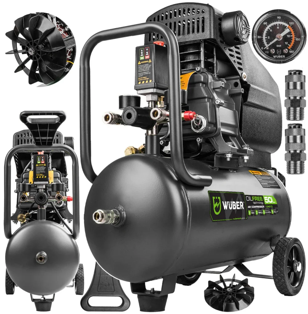 Alyvos kompresorius 50 l 1500 W Wuber