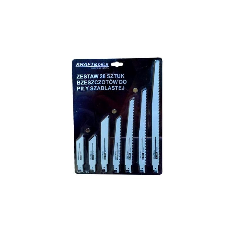 Geležtės tiesiam pjūklui, 28 vnt., KD10780