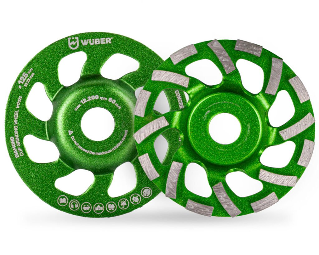 Deimantinis šlifavimo diskas „Tornado“, 125 mm, „Wuber“ W17023