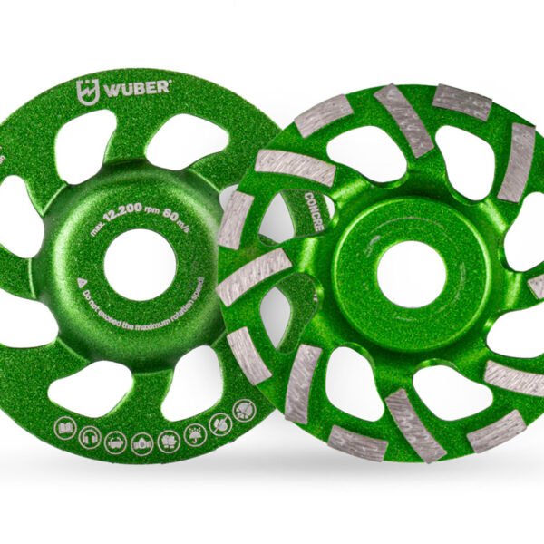 Deimantinis šlifavimo diskas „Tornado“, 125 mm, „Wuber“ W17023