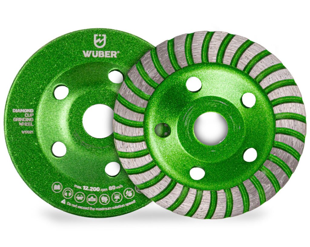 Deimantinis šlifavimo diskas „Turbo“, 125 mm, „Wuber“ W17021