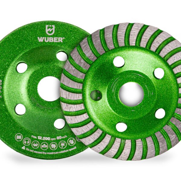 Deimantinis šlifavimo diskas „Turbo“, 125 mm, „Wuber“ W17021