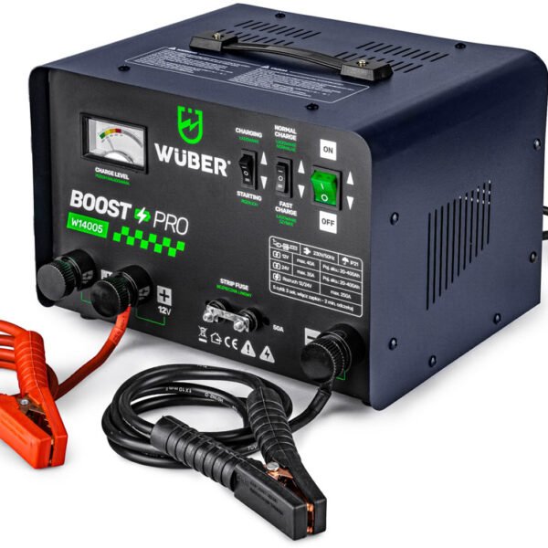 Akumuliatorių kroviklis su paleidimu (BOOST-START) 40A 12V/24V WUBER W14005