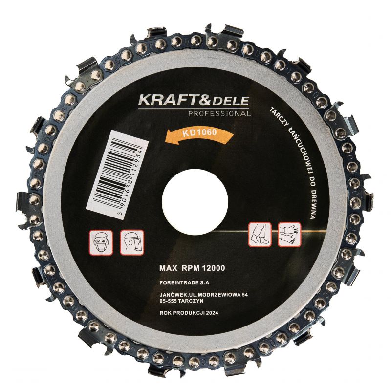 GRANDININIS PJOVIMO DISKAS MEDIENAI 125 mm x 22,2 mm KD1060