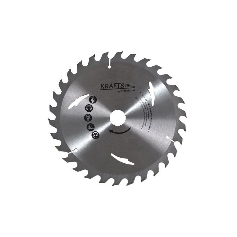 185 mm karbido pjūklo diskas medienai, 60 dantukų, KD954