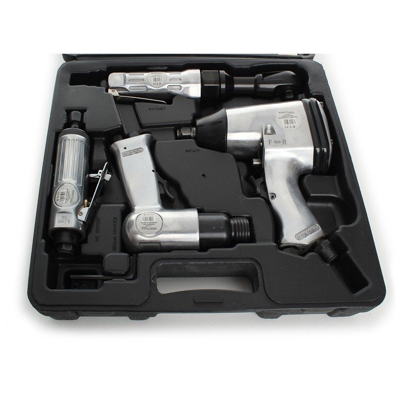 Pneumatinių įrankių rinkinys KD1421 ORANDŽINĖS SPALVOS