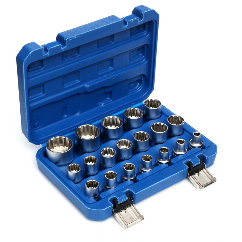 TORX galvučių rinkinys, 19 vnt., KD10347